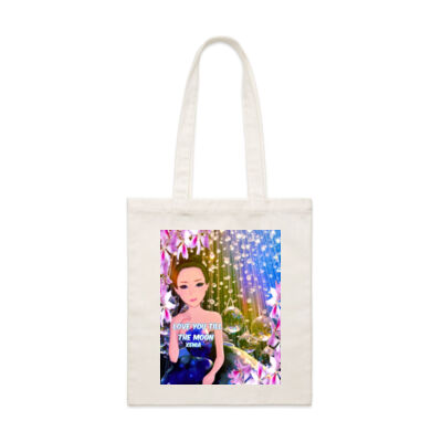 Love You Till The Moon XENIA beach bag Thumbnail