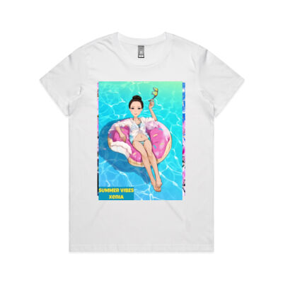 Summer Vibes XENIA t-shirt - AS Colour - Women's Maple Crew Tee (Regular Fit) - AS Colour - Women's Maple Crew Tee (Regular Fit) Thumbnail